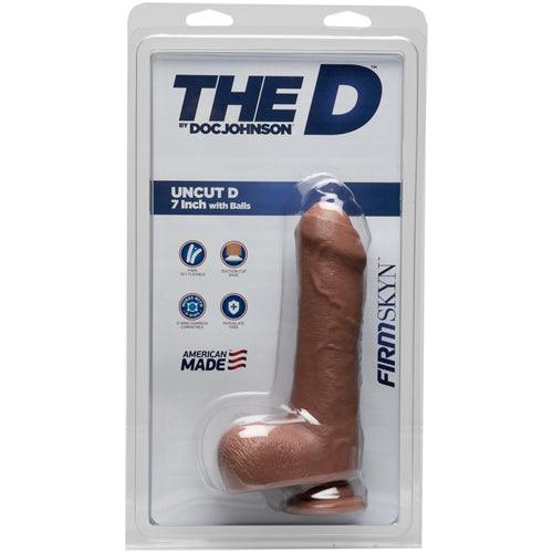 The Uncut D Realistische Dildo - 18 cm - PlayForFun The Uncut D Realistische Dildo - 18 cm - PlayForFun