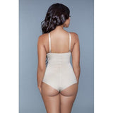 What Waist Corrigerende Body - Beige - PlayForFun