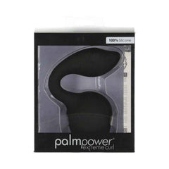 Palm Power - Extreme Curl Siliconen Opzetstuk - Zwart - PlayForFun