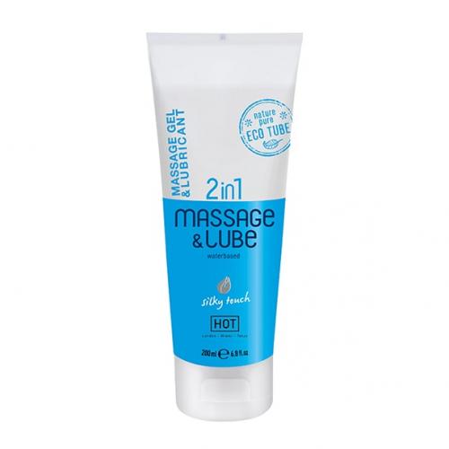 Hot Massagegel & Glijmiddel 2in1 - Silky Touch - PlayForFun