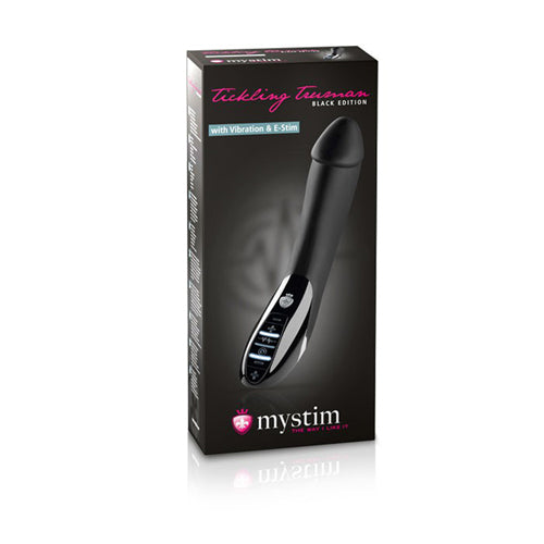 Mystim - Tickling Truman E-Stim Vibrator - Black Edition - PlayForFun