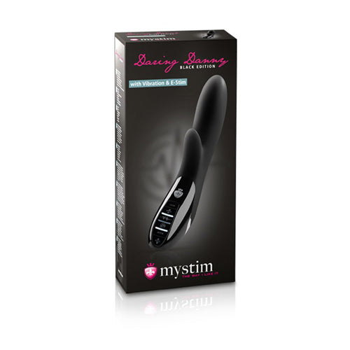Mystim - Daring Danny E-Stim Vibrator - Black Edition - PlayForFun