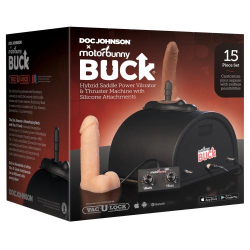 Doc Johnson x MotorBunny - Buck with Vac-U-Lock Seksmachine - PlayForFun