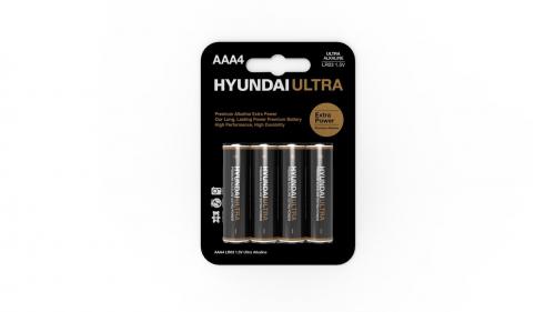 Hyundai Ultra Batterijen AAA - 4 Stuks - PlayForFun