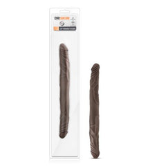 Dr. Skin - Realistische Dubbele Dildo 35 cm - Chocolate - PlayForFun