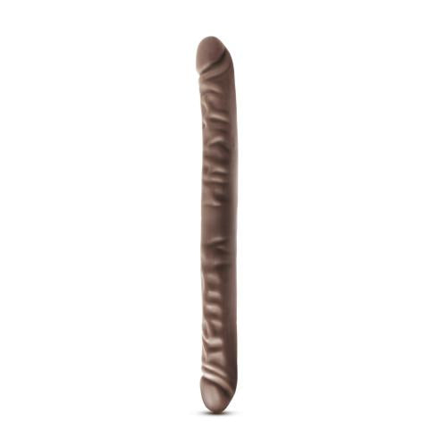 Dr. Skin - Realistische Dubbele Dildo 45 cm - Chocolate - PlayForFun
