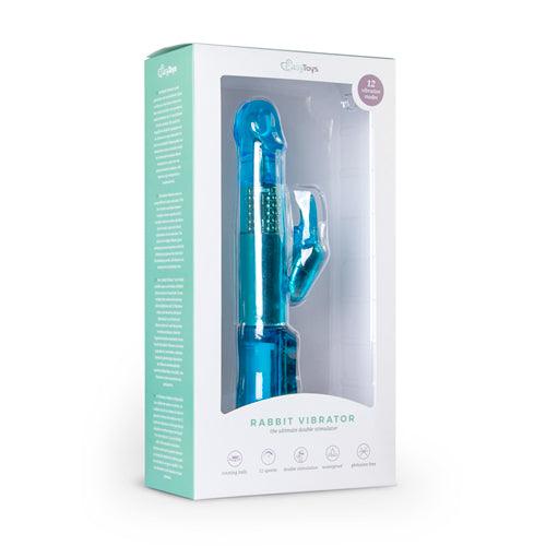 Rabbit Vibrator - Blauw - PlayForFun Rabbit Vibrator - Blauw - PlayForFun