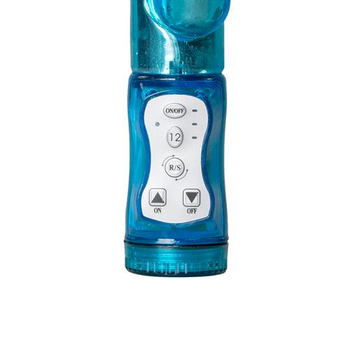 Rabbit Vibrator - Blauw - PlayForFun Rabbit Vibrator - Blauw - PlayForFun