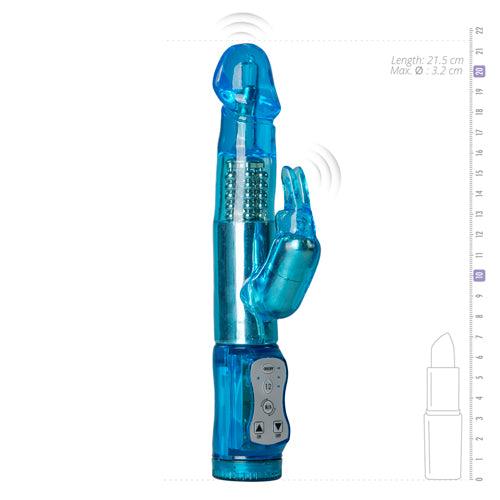 Rabbit Vibrator - Blauw - PlayForFun Rabbit Vibrator - Blauw - PlayForFun