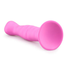 Siliconen dildo met zuignap - Roze - PlayForFun