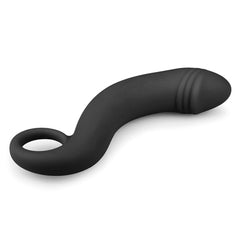 Zwarte siliconen prostaat dildo - PlayForFun