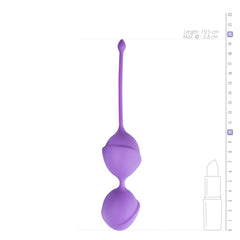 Dubbele vaginaballetjes - paars - PlayForFun