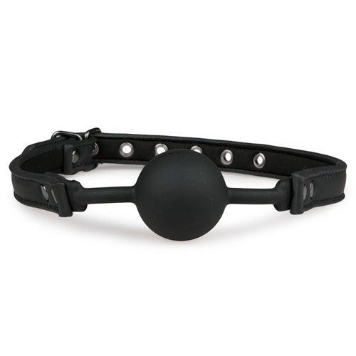 Ball gag met siliconen bal - PlayForFun Ball gag met siliconen bal - PlayForFun