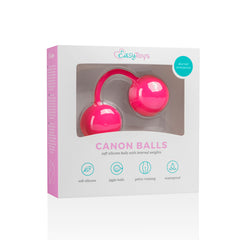 Canon Balls Vaginaballetjes Met Contragewicht - Roze - PlayForFun