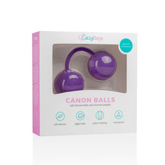 Canon Balls Vaginaballetjes Met Contragewicht - Paars - PlayForFun
