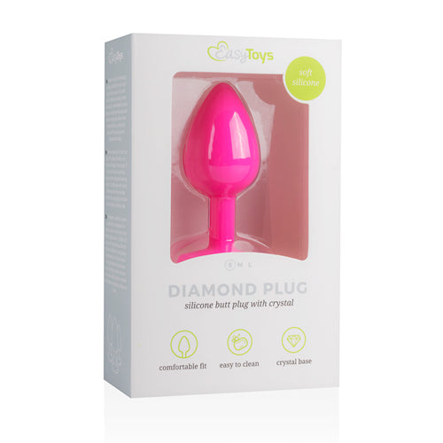 Diamond Plug Klein - Roze - PlayForFun