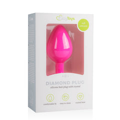 Diamond Plug Medium - Roze - PlayForFun