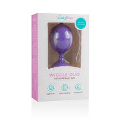 Wiggle Duo Vaginaballetjes - Paars/Wit - PlayForFun