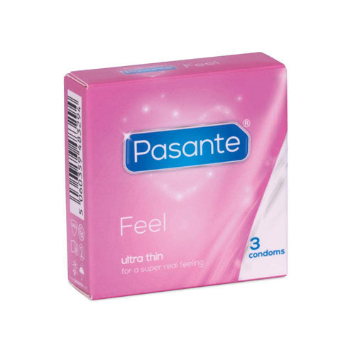 Pasante Feel Condooms - 3 stuks - PlayForFun