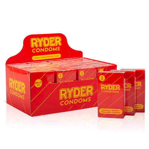 Ryder Condooms - 24 x 3 Stuks - PlayForFun