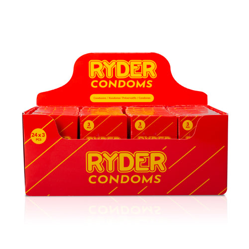 Ryder Condooms - 24 x 3 Stuks - PlayForFun