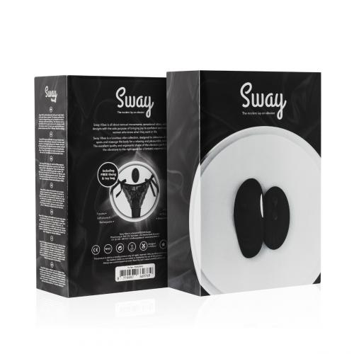Sway Vibes No. 3 - Zwart - Vibrator String Met Afstandsbediening - PlayForFun
