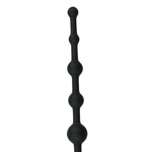 Anaal kralen - lang, zwart - PlayForFun Anaal kralen - lang, zwart - PlayForFun