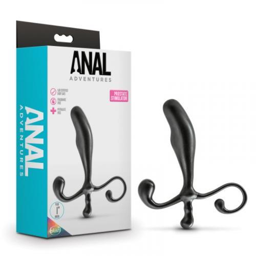 Anal Adventures - Prostaat Stimulator - Zwart - PlayForFun Anal Adventures - Prostaat Stimulator - Zwart - PlayForFun