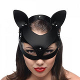Bad Kitten - Zwart Leren Masker - PlayForFun