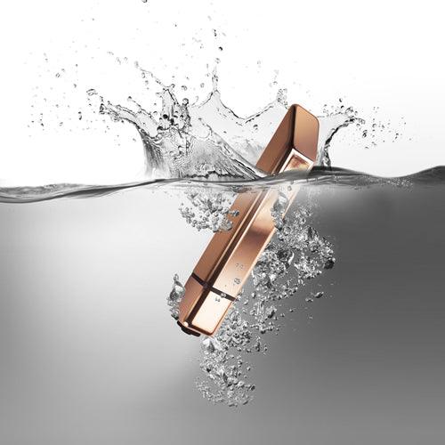 Bamboo Bullet Vibrator - Rose Gold - PlayForFun Bamboo Bullet Vibrator - Rose Gold - PlayForFun