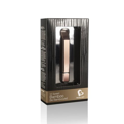 Bamboo Bullet Vibrator - Rose Gold - PlayForFun Bamboo Bullet Vibrator - Rose Gold - PlayForFun