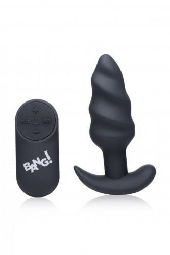Bang! Swirl Vibrerende Anaal Plug Met Afstandsbediening - PlayForFun