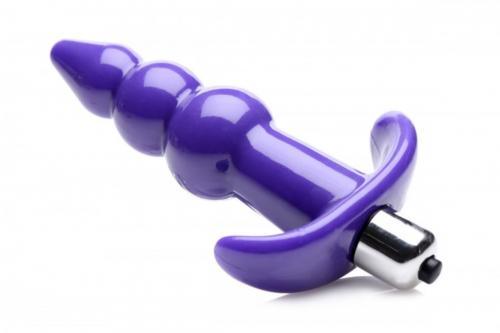 Bubbling Vibrerende Anaalplug Met Ribbels - PlayForFun Bubbling Vibrerende Anaalplug Met Ribbels - PlayForFun