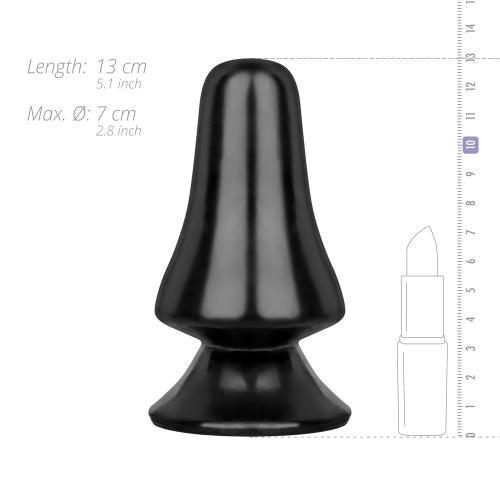 Buttplug 12 cm - Zwart - PlayForFun Buttplug 12 cm - Zwart - PlayForFun