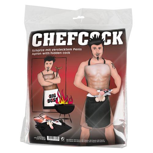 Chefcock Schort Met Pluche Penis - PlayForFun Chefcock Schort Met Pluche Penis - PlayForFun