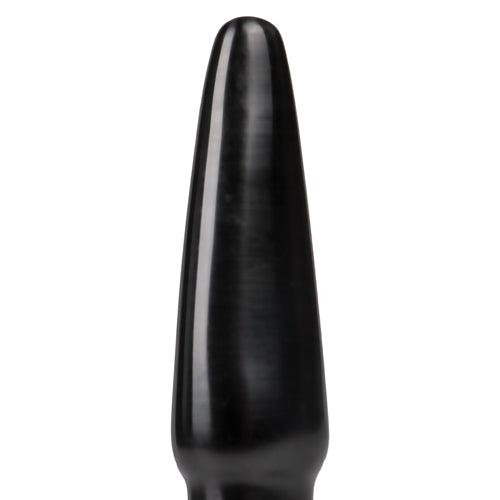 Classic Buttplug Smooth & Small - Zwart - PlayForFun Classic Buttplug Smooth & Small - Zwart - PlayForFun