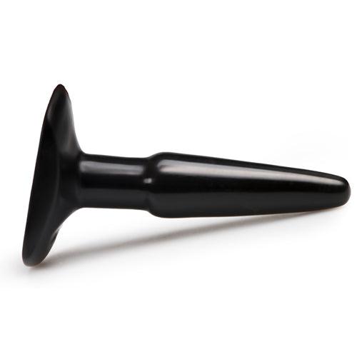 Classic Buttplug Smooth & Small - Zwart - PlayForFun Classic Buttplug Smooth & Small - Zwart - PlayForFun
