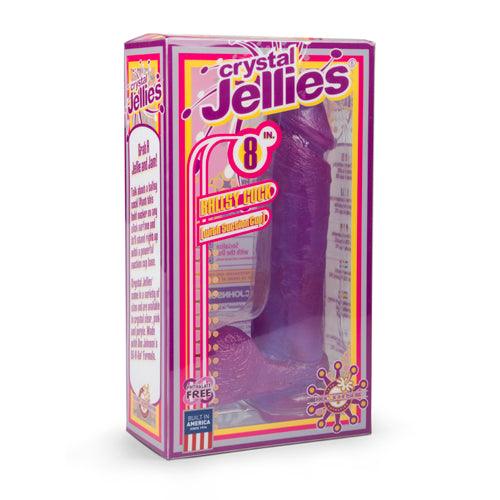 Crystal Jellies - 8 Inch Dildo Met Zuignap - PlayForFun Crystal Jellies - 8 Inch Dildo Met Zuignap - PlayForFun