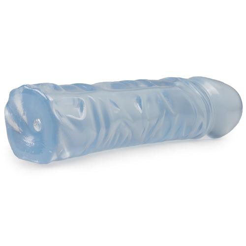 Crystal Jellies Classic Dildo - Lichtblauw - PlayForFun Crystal Jellies Classic Dildo - Lichtblauw - PlayForFun