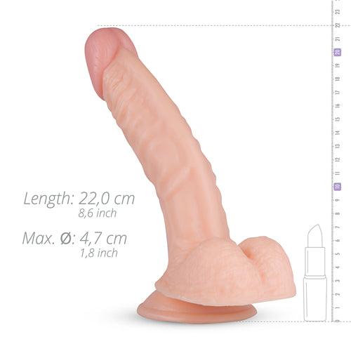 Derek Realistische Dildo Met Balzak -18 cm - PlayForFun Derek Realistische Dildo Met Balzak -18 cm - PlayForFun