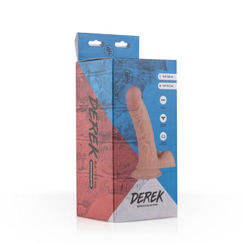 Derek Realistische Dildo Met Balzak -18 cm - PlayForFun Derek Realistische Dildo Met Balzak -18 cm - PlayForFun