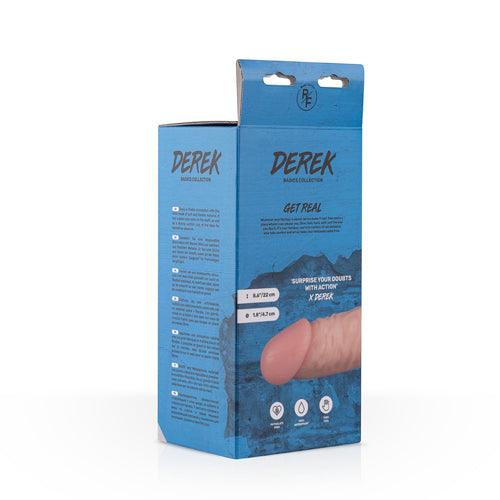 Derek Realistische Dildo Met Balzak -18 cm - PlayForFun Derek Realistische Dildo Met Balzak -18 cm - PlayForFun