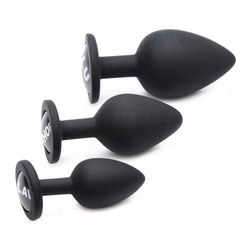 Dirty Words Buttplug Set - PlayForFun Dirty Words Buttplug Set - PlayForFun