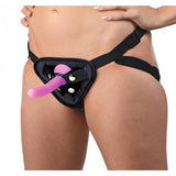 Double-G Deluxe Vibrerende Strap-On Set - PlayForFun