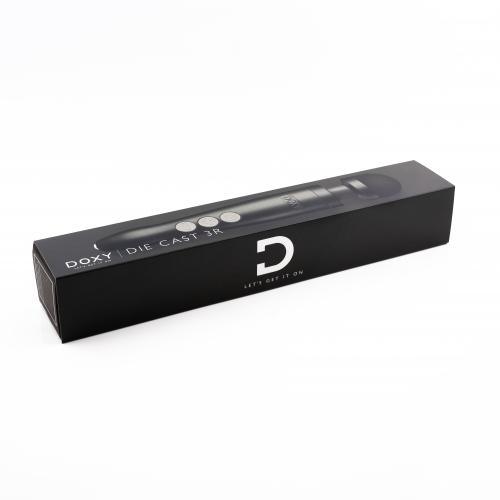 Doxy Die Cast 3R Wand Vibrator - Black - PlayForFun Doxy Die Cast 3R Wand Vibrator - Black - PlayForFun