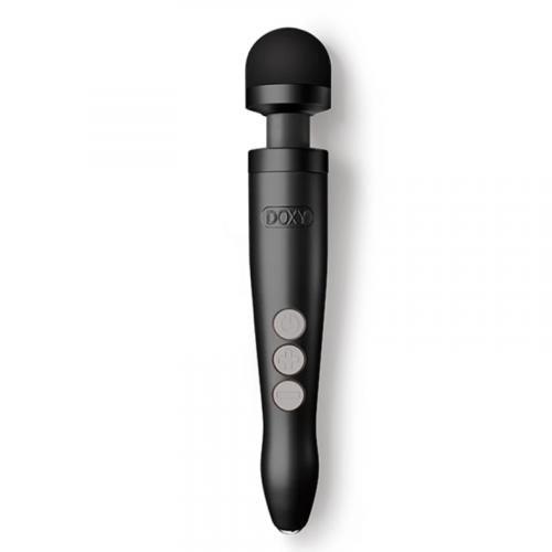 Doxy Die Cast 3R Wand Vibrator - Black - PlayForFun Doxy Die Cast 3R Wand Vibrator - Black - PlayForFun
