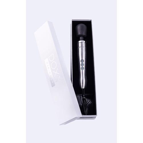Doxy Die Cast Wand Vibrator - Zilver - PlayForFun Doxy Die Cast Wand Vibrator - Zilver - PlayForFun