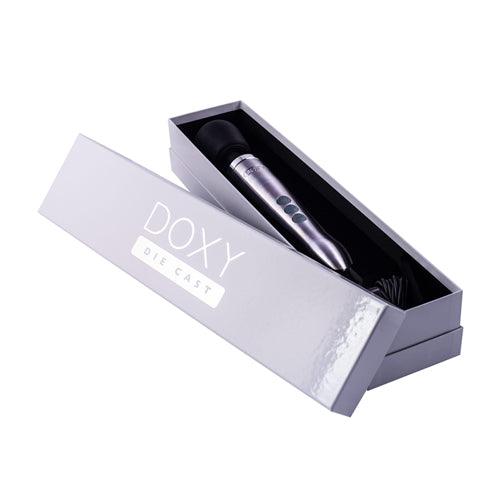 Doxy Die Cast Wand Vibrator - Zilver - PlayForFun Doxy Die Cast Wand Vibrator - Zilver - PlayForFun