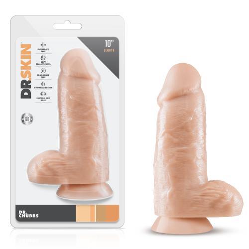 Dr. Skin - Dr. Chubbs Dildo Met Zuignap 25 cm - Vanilla - PlayForFun Dr. Skin - Dr. Chubbs Dildo Met Zuignap 25 cm - Vanilla - PlayForFun