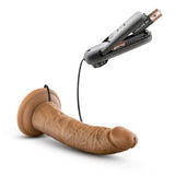 Dr. Skin - Dr. Dave Vibrator Met Zuignap - Mocha - PlayForFun
